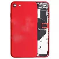 Pull Red iPhone SE (2020) (Used OEM Pull: Grade B) Back Housing W/ Small Components Pre-Installed