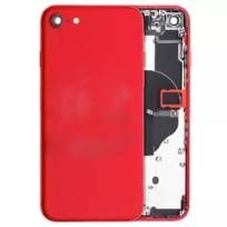 Pull Red iPhone SE (2020) (Used OEM Pull: Grade C) Back Housing W/ Small Components Pre-Installed