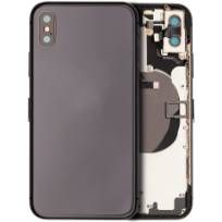 Pull Space Gray iPhone X (Used OEM Pull: Grade A) Back Housing W/ Small Components Pre-Installed