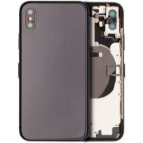 Pull Space Gray iPhone X (Used OEM Pull: Grade B) Back Housing W/ Small Components Pre-Installed