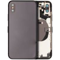 Pull Space Gray iPhone X (Used OEM Pull: Grade C) Back Housing W/ Small Components Pre-Installed
