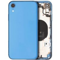 Pull Blue iPhone XR (Used OEM Pull: Grade A) Back Housing W/ Small Components Pre-Installed