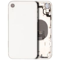 Pull White iPhone XR (Used OEM Pull: Grade A) Back Housing W/ Small Components Pre-Installed