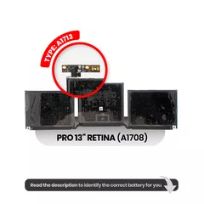 MacBook Pro 13" Retina (A1708 Late 2016 / Mid 2017) / Pro 13" (A2289 / 2020) Battery (A1713)