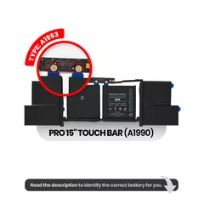 MacBook Pro 15" Touch Bar (A1990 Late 2018 / Early 2019) Battery (A1953)