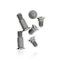 Silver MacBook Pro 13" W/ Touch Bar / Pro 16" (A1706 / A1989 / A2289 / A2251 / A2141 / Late 2016 To 2020) Bottom Case Screws (Pentalobe P5)