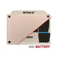 Gold MacBook Retina 12" (A1534 / Early 2015) Bottom Case With Battery (A1527)