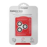 Black iPhone 15 Pro / 15 Pro Max  (Clear) Casper Camera Lens Protector