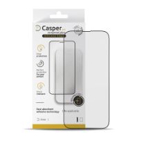 Casper Clear iPhone 15 Pro (Retail Pack) (Clear) Casper Pro Silicone Tempered Glass