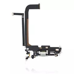 Silver Premium iPhone 13 Pro Max Charging Port Flex Cable