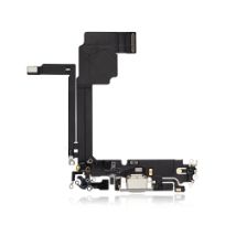 Premium iPhone 15 Pro Max (White Titanium) Charging Port Flex Cable