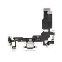 Black Premium iPhone 15 Charging Port Flex Cable