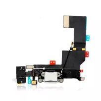 Silver  iPhone 5S Charging Port Flex Cable
