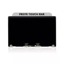 Pull Silver MacBook Pro 15" Touch Bar (A1990 / Late 2018 / Early 2019) (Used OEM Pull: Grade B) Complete LCD Display Assembly