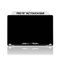 Pull Silver MacBook Pro 15" W/ Touch Bar (A1707 / Late 2016) (Used OEM Pull: Grade B) Complete LCD Display Assembly