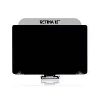 Pull Space Gray MacBook Retina 12" (A1534 / Early 2015 / Early 2016 / Mid 2017) (Used OEM Pull: Grade A) Complete LCD Display Assembly
