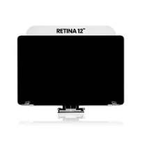 Pull Silver MacBook Retina 12" (A1534 / Early 2015 / Early 2016 / Mid 2017) (Used OEM Pull: Grade B) Complete LCD Display Assembly