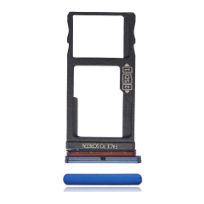 Blue Motorola One Vision (XT1970 / 2019) / P50 (XT1970 / 2019) Dual Sim Card Tray