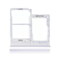 White Samsung Galaxy A20E (A202 / 2019) Dual Sim Card Tray