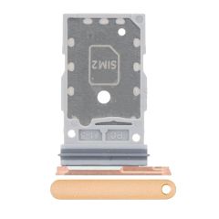 Dual Sim Card Tray Compatible For Samsung Galaxy S24 5G / S24 Plus 5G (Sandstone Orange)  