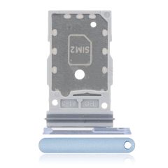 Dual Sim Card Tray Compatible For Samsung Galaxy S24 5G / S24 Plus 5G (Sapphire Blue)  