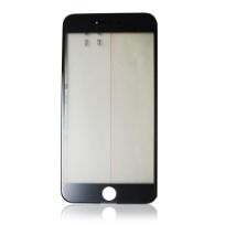 Black iPhone 6 Plus (Black) Glass with Frame / OCA / Polarizer Pre-Installed