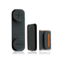 Black iPhone 5 (Black) Hard Buttons Set (Power / Volume / Vibrator)