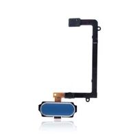 Blue Samsung Galaxy S6 Edge Home Button With Flex Cable