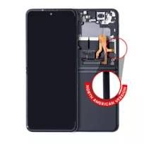 Refurbished Phantom Black Samsung Galaxy Z Flip 3 5G (US & International) Inner OLED Assembly With Frame