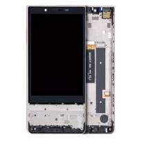 Refurbished Champagne BlackBerry KEY2 LE / Lite (BBE100 Series) LCD Assembly With Frame