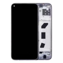 Refurbished Black Huawei P40 Lite / Nova 6 SE LCD Assembly With Frame
