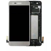 Refurbished Silver LG K8 (2017) / Aristo (US Version) LCD Assembly With Frame