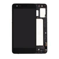 Refurbished Black LG K8 (X210 / 2018) / Aristo 2 / Aristo 2 Plus / Aristo 3 / Aristo 3 Plus / Phoenix 4 / Tribute Dynasty / Empire / Fortune 2 / Risio 3 / Rebel 4 LCD Assembly With Frame