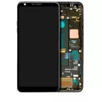 Refurbished Aurora Black LG Q7 / Q7 Plus / Q7 Alpha LCD Assembly With Frame