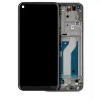 White Pearl Motorola Moto G Fast (XT2045-3 / 2020) (Genuine OEM) (Pearl White) LCD Assembly With Frame