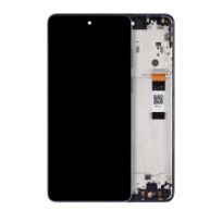 Refurbished Steel Blue Motorola Moto G Stylus 5G 2022 (XT2215-4 / 2022) LCD Assembly With Frame