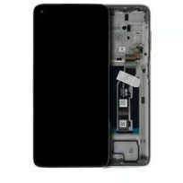 Aurora White Motorola Moto G Stylus 6.8" (XT2115 / 2021) (Genuine OEM) LCD Assembly With Frame