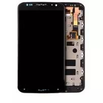 Refurbished Black Motorola Moto X2 (XT1096 / 2014) LCD Assembly With Frame