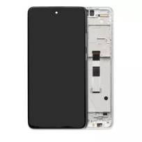 Refurbished Frosted Silver Motorola One 5G Ace (XT2113-1/2 / 2021) LCD Assembly With Frame