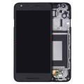 Refurbished Black Nexus 5X LCD Assembly With Frame