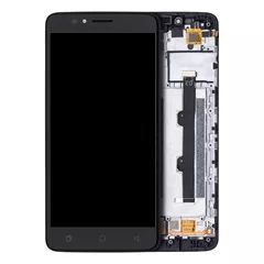 Refurbished Black T-Mobile Revvl Plus (C3701A) LCD Assembly With Frame