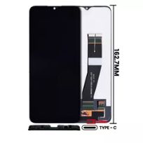 Refurbished Black Samsung Galaxy A03s (A037M / 2021) (Single Sim) (Type C Frame)  (All Colors) LCD Assembly Without Frame