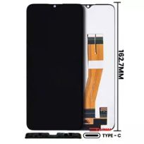 Refurbished Black Samsung Galaxy A03s (A037F / 2021) (Dual Sim) (Micro USB Frame)  (All Colors) LCD Assembly Without Frame