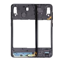 Black Samsung Galaxy A20 (A205 / 2019) (North American Version) (Black) Mid-Frame Housing