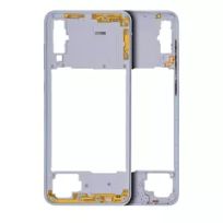 White Samsung Galaxy A70 Mid-Frame Housing