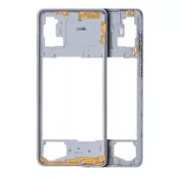 Prism Crush Silver Samsung Galaxy A71 (A715 / 2020) Mid-Frame Housing