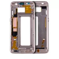 Gold Samsung Galaxy S7 (With Small Parts) Mid-Frame Housing