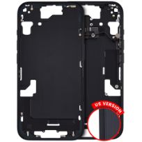 Pull Black iPhone 15 (US Version) (Used OEM Pull: Grade A) Mid-Frame Housing With Power And Volume Button