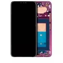 Refurbished Carmine Red LG V40 ThinQ OLED Assembly With Frame