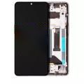 Refurbished Frosted Silver OnePlus 7T OLED Assembly With Frame